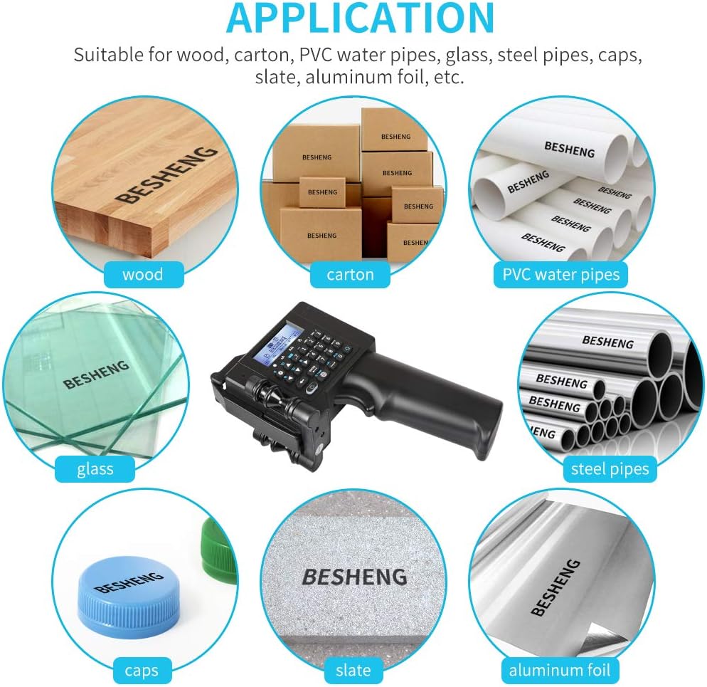 Handheld Inkjet Printer with Quick-Drying Ink Cartridge Z6464
