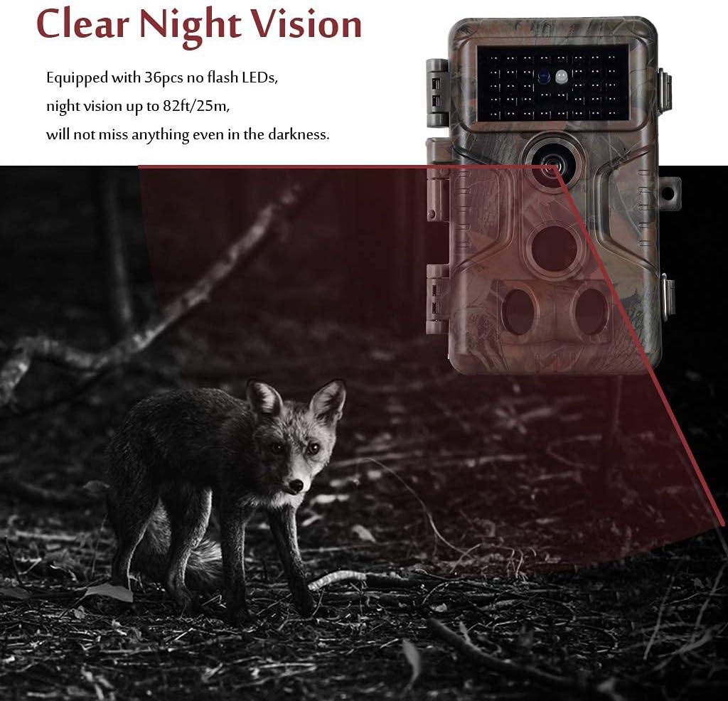 20MP 1080P Trail Camera with Night Vision V56892