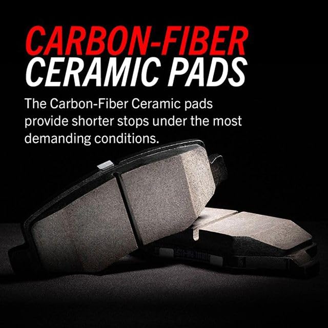 Front Ceramic Brake Pads with Hardware Z187