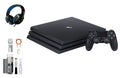 PlayStation 4 Pro 1TB Gaming Console Black Headset Bundle Y90599