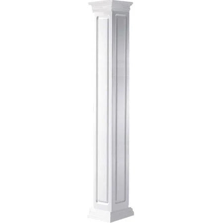 10 inchw x 08&h Non-Tapered Raised Panel Column S589