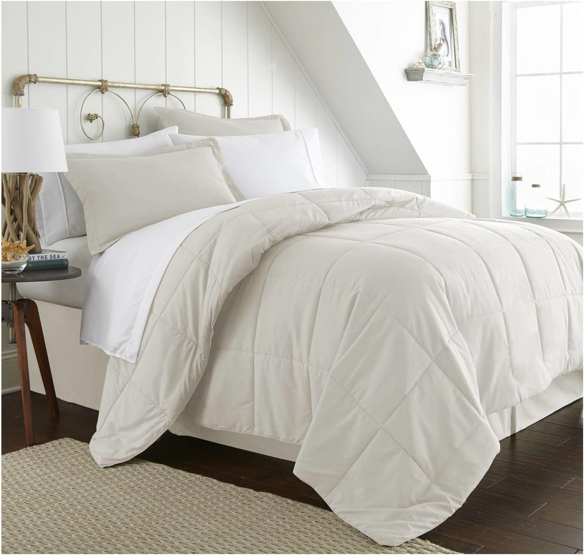 8 Piece Bed in a Bag Queen Navy L2610