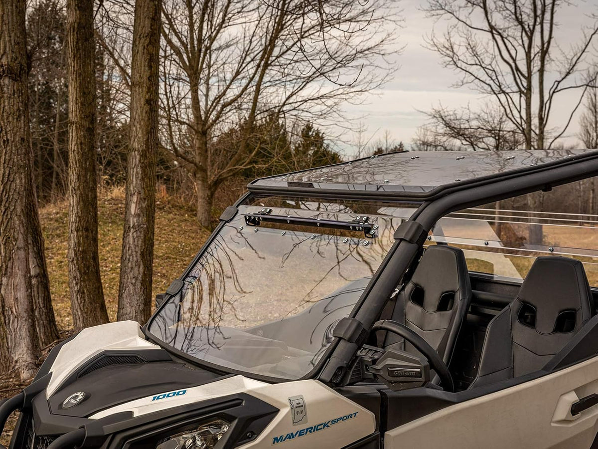 Heavy Duty Scratch Resistant Vented Full Windshield W88758
