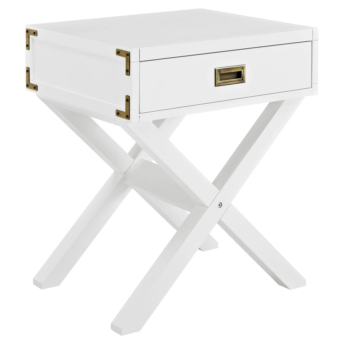 White Nightstand W20068