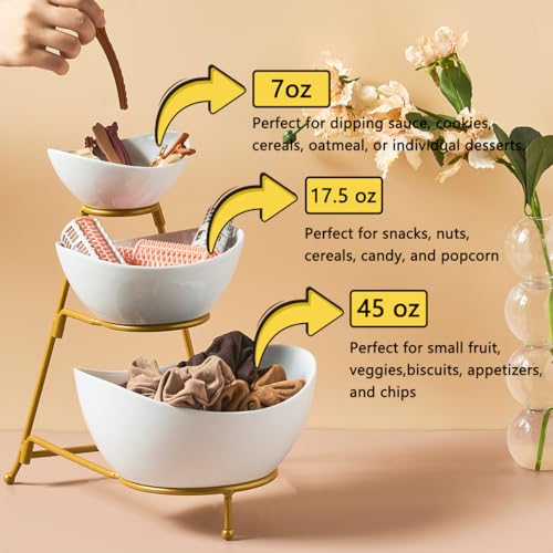 3 Tier Serving Tray Set with Platters Y7887