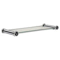 Chrome/Black Crystal Bathroom Shelf S9351