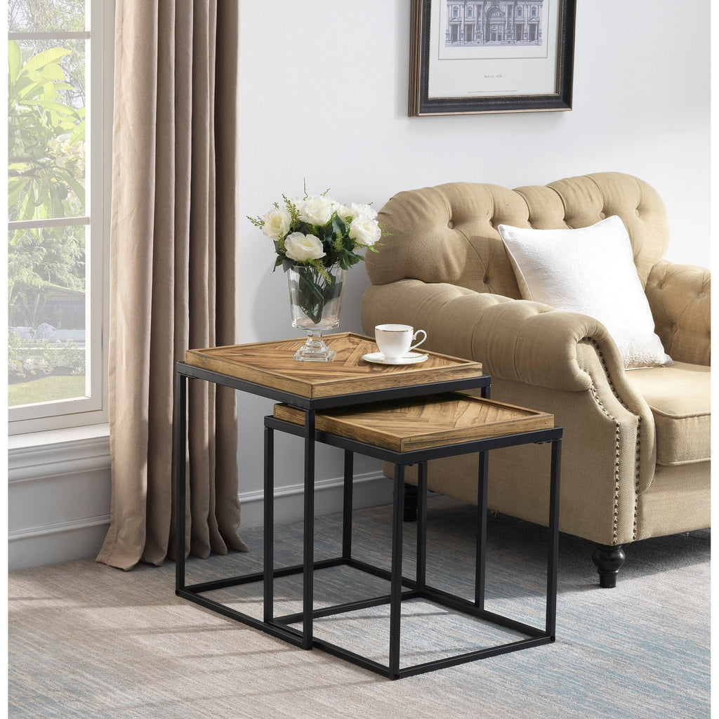 Brown Nesting Tables E772
