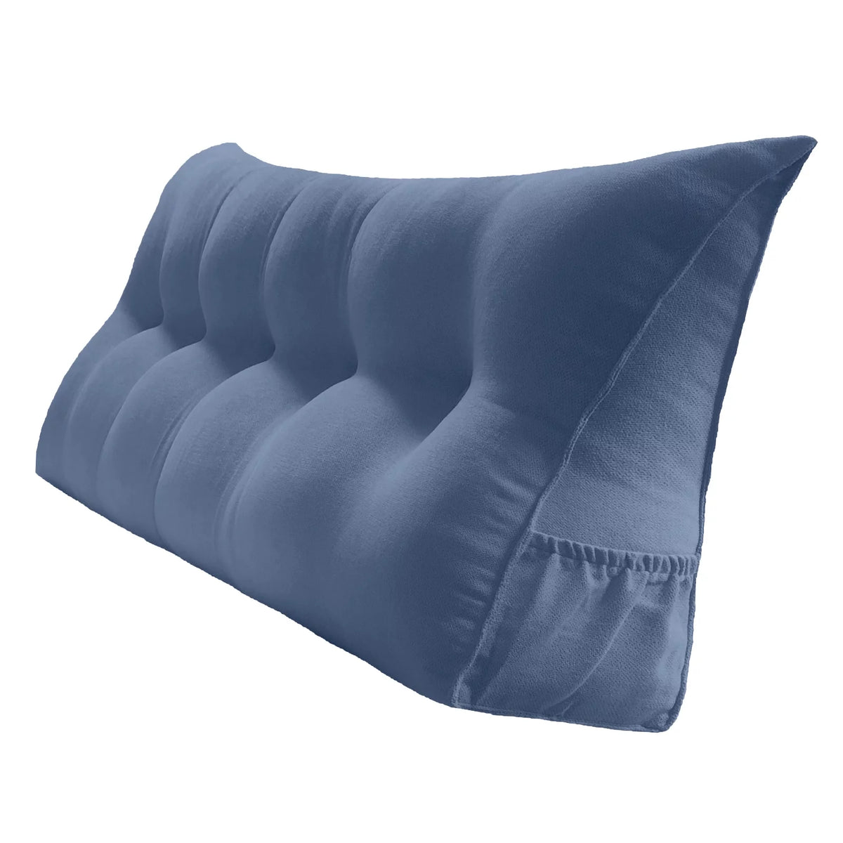 Blue Queen Reading Bed Rest Pillow with Removable Cover B506045