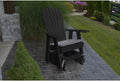 Black Poly Adirondack Glider Chair L2622