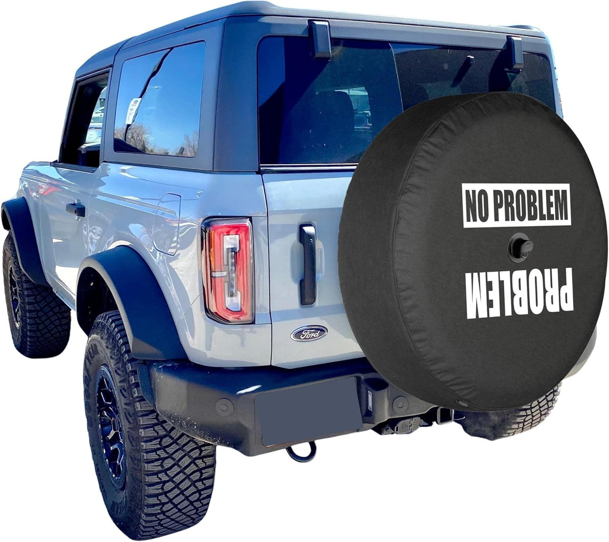 33" Soft Tire Cover Compatible with Ford Bronco with Back-up Camera Pack of 2 N6276