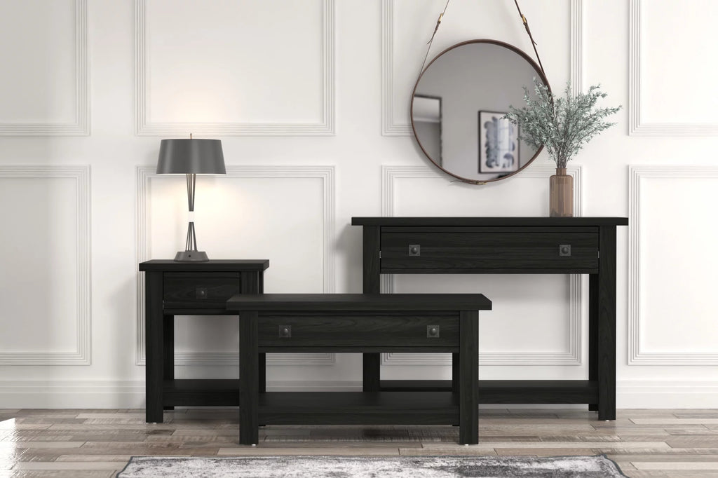 Black Wood Lift Top Coffee Table H72528