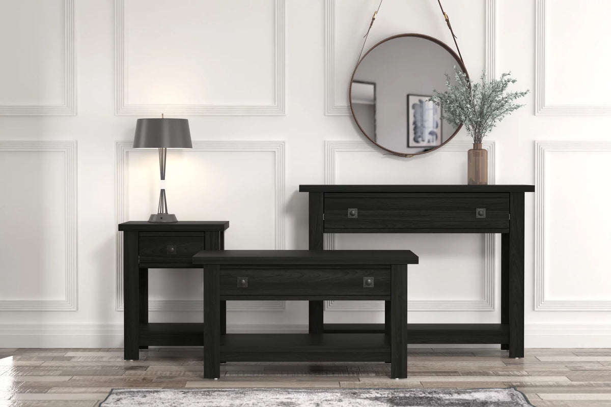 Black Wood Lift Top Coffee Table H72528