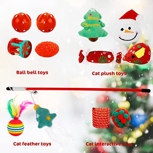 Christmas 12 PCS Catnip Plush Cat Toys O68512