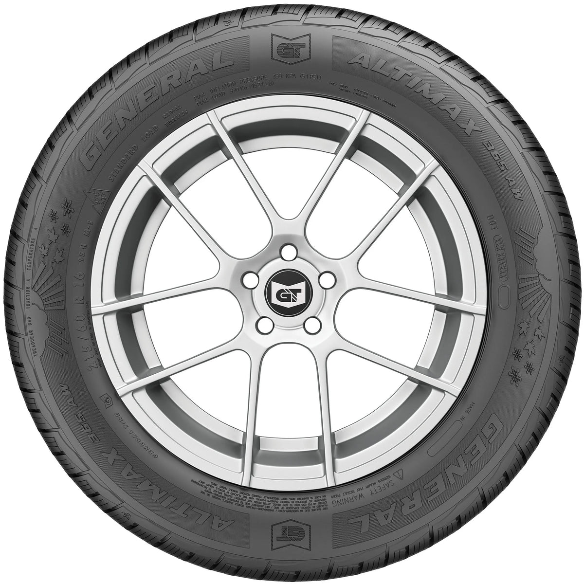 All Weather 215/65R17 99H Passenger Tire Q91396