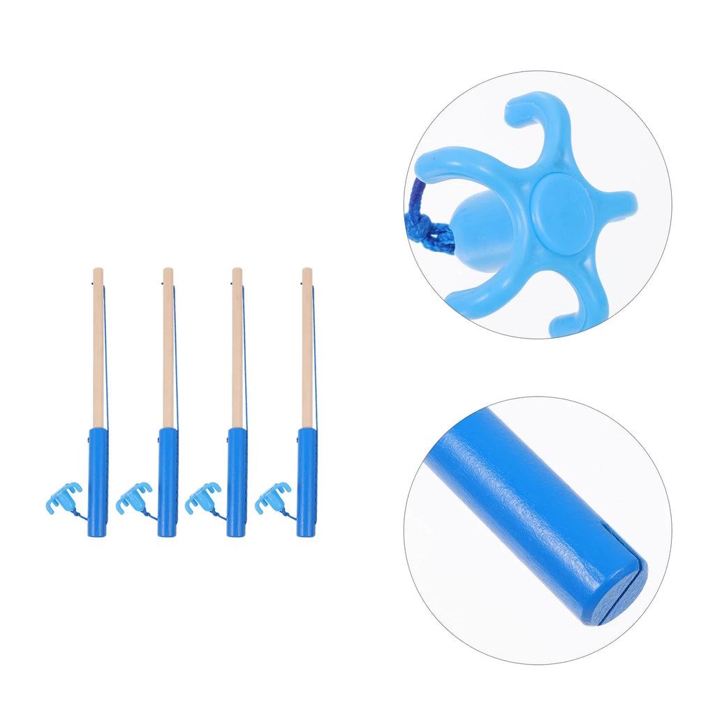 Magnetic Fishing Rod Wooden Educational Toy C237408