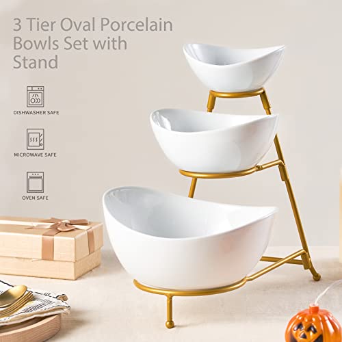 3 Tier Serving Tray Set with Platters Y7887