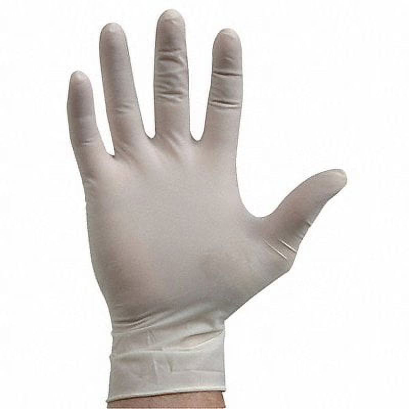 Disposable Rubber Latex Gloves, M, PK100 B6328