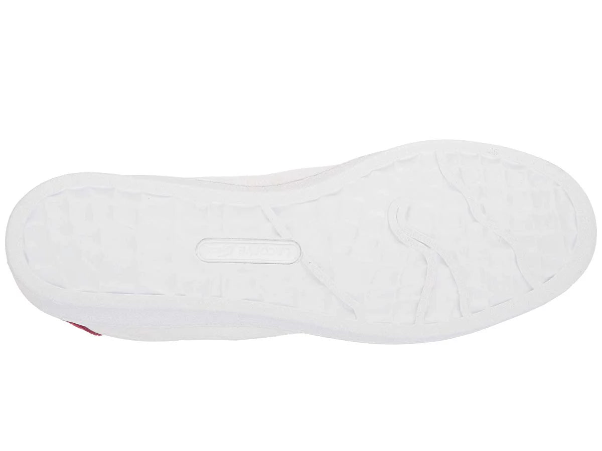 White Dark Red Sneakers I708
