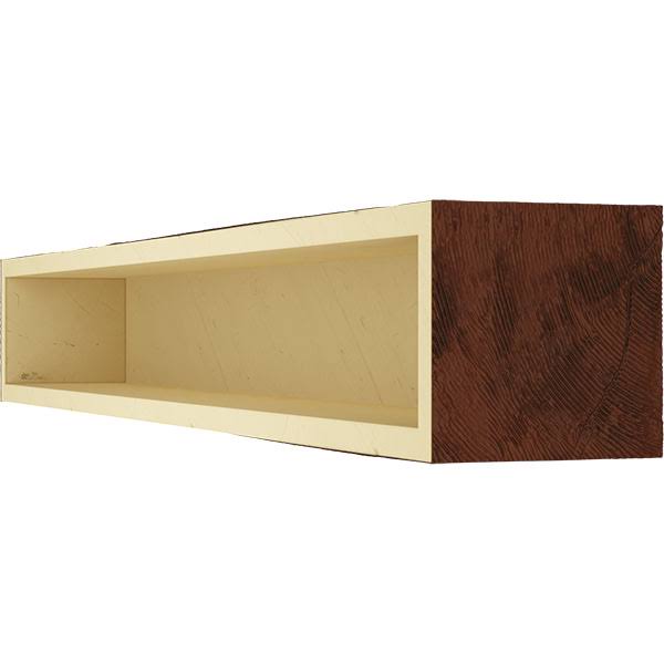 Natural Pecan Knotty Pine Faux Wood Fireplace Mantel B86266