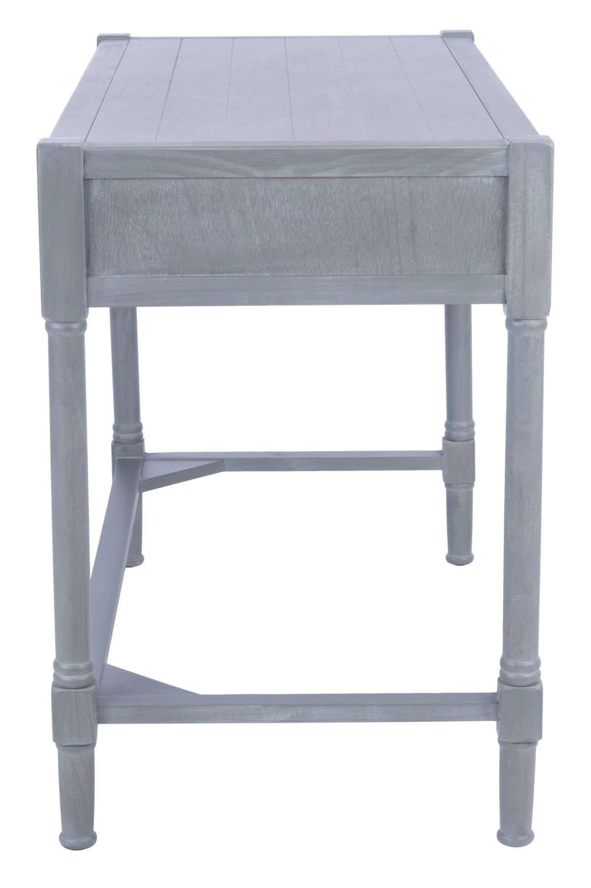 White Washed Grey 2-Drawer Writing Desk B2711