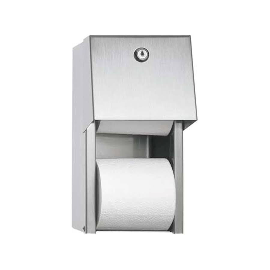 Surface Mounted Dual Roll Toilet Tissue Dispenser J955
