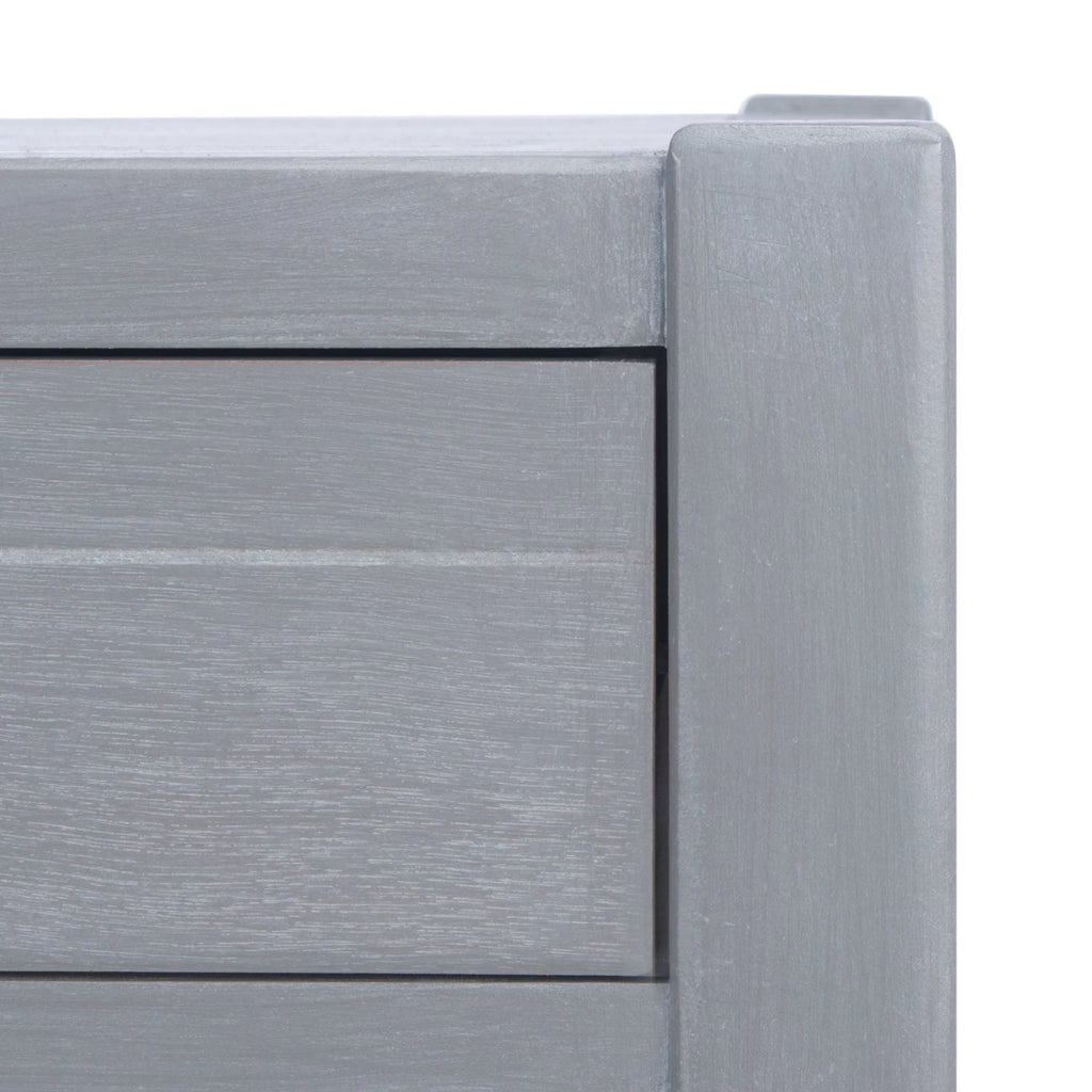 White Washed Grey 2-Drawer Writing Desk B2711