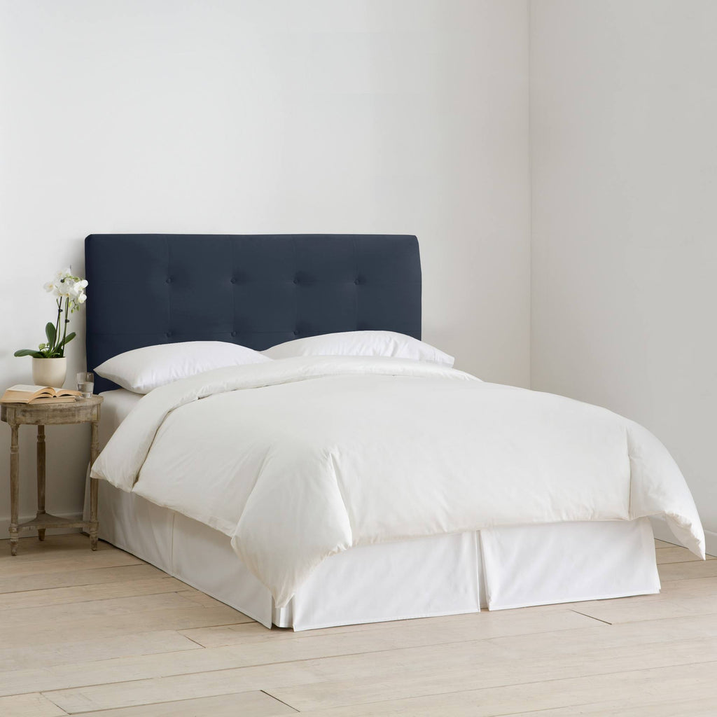 Navy Velvet Headboard L24732