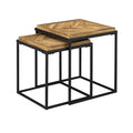 Brown Nesting Tables E772