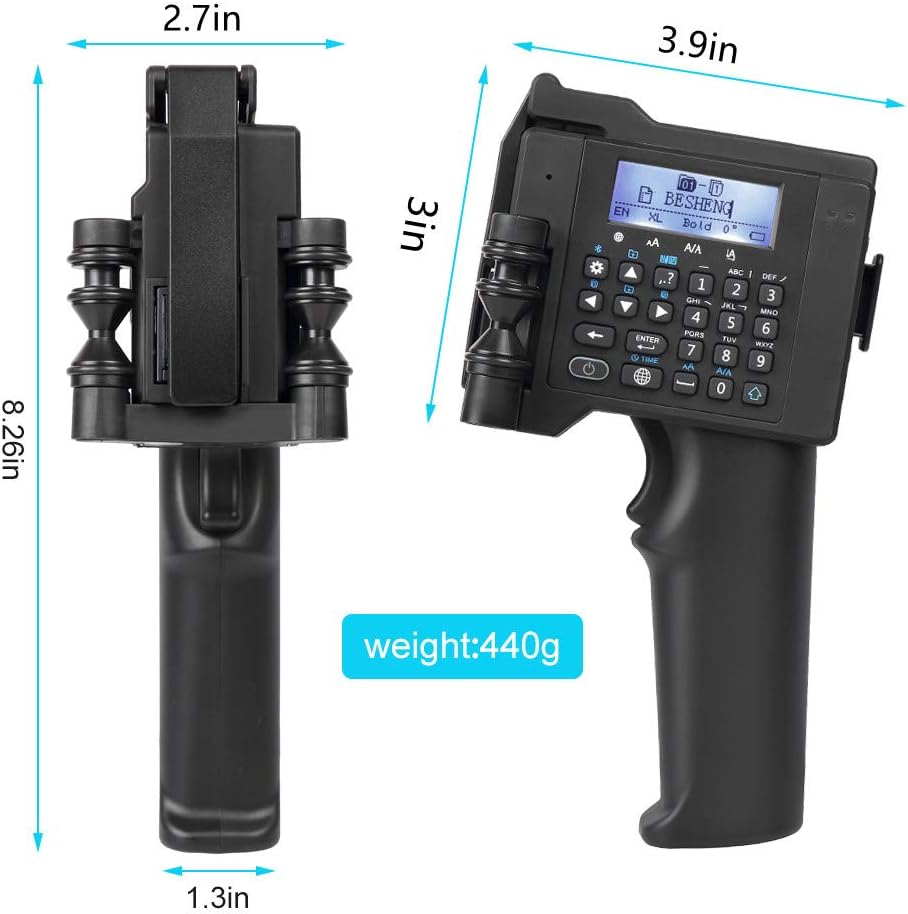 Handheld Inkjet Printer with Quick-Drying Ink Cartridge Z6464