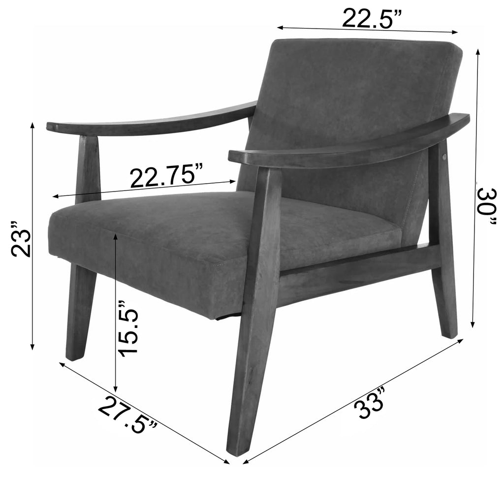 Mid Century Modern Upholstered Armchair K692023