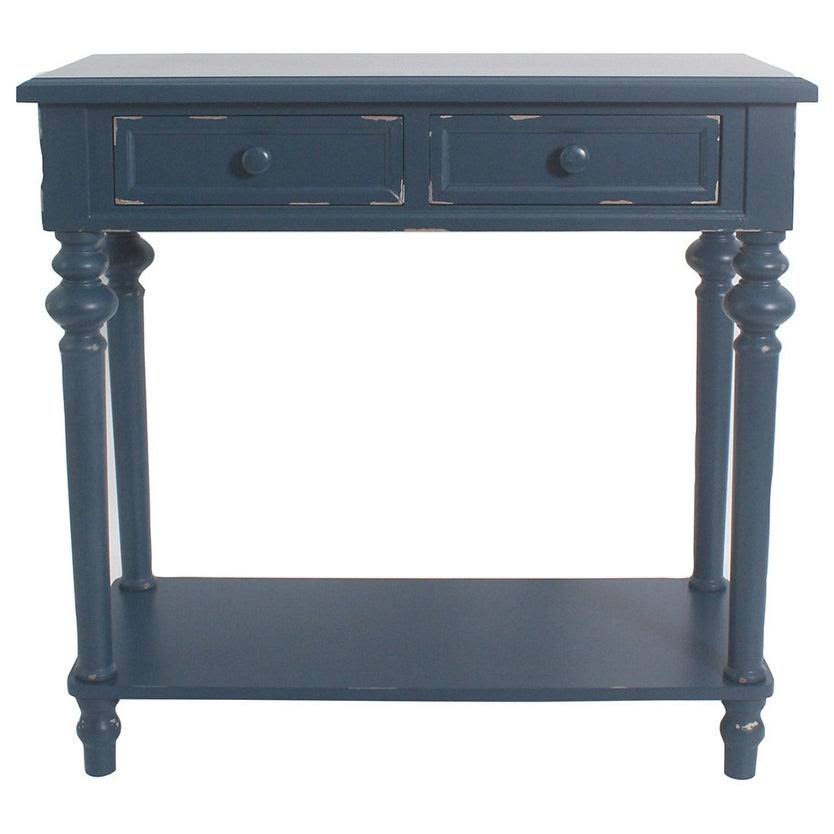 Blue Accent End Table P791927