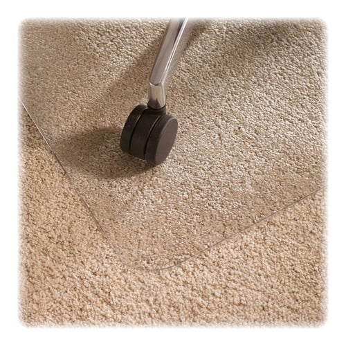 Polycarbonate Carpet Chairmat with Lip 53 x 48 Inch D809