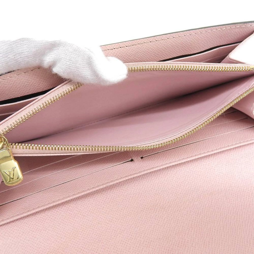 Pre-Owned Monogram Pink Long Wallet D18757
