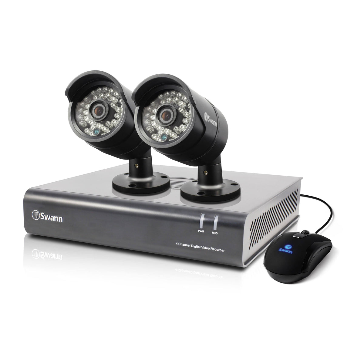 4-Channel 720p DVR with 2 720p Cameras X9973