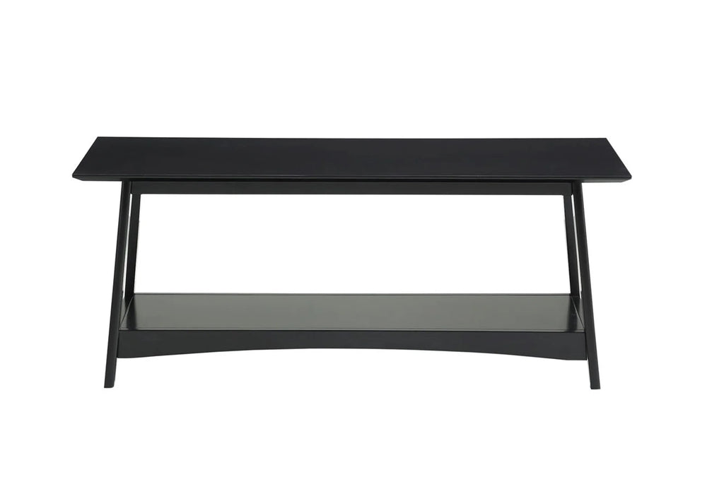 Black Coffee Table with Shelf Q601429