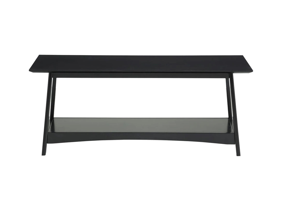 Black Coffee Table with Shelf Q601429