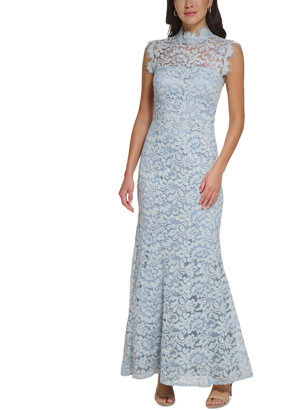 Lace Long Evening Dress R427