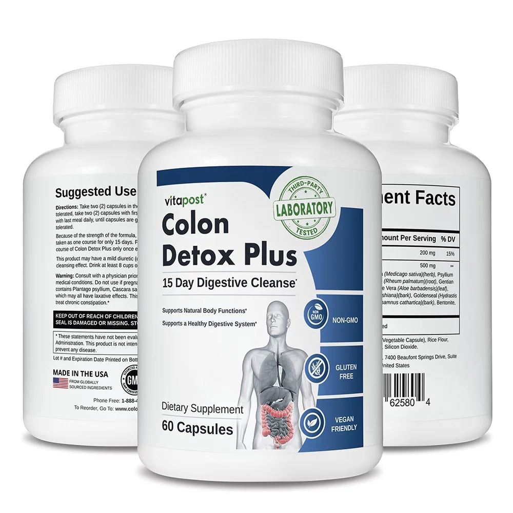 60 Capsules Digestive Cleanse Supplement V5924