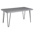 Weathered Gray Wood Bench A7664