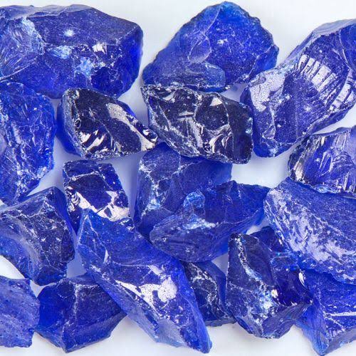 Dark Blue Terrazzo Glass - 10 lbs Z24576