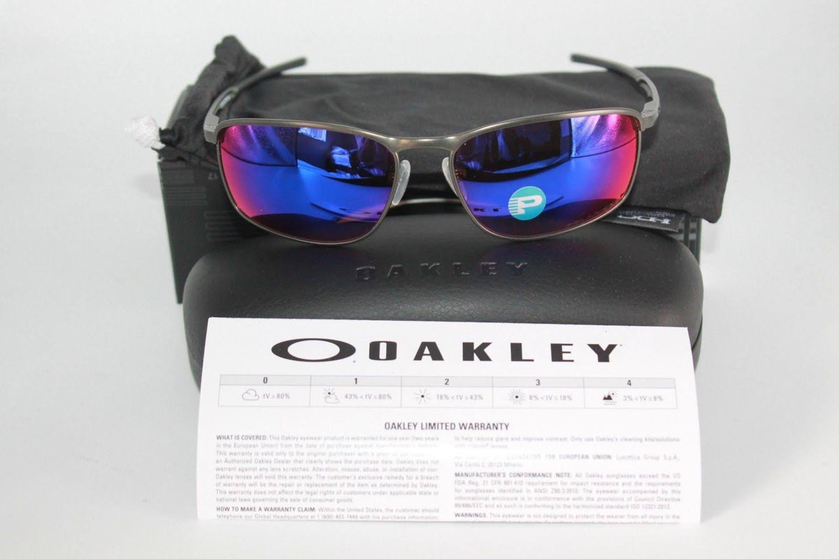 Carbon OO Red Iridium Polarized Sunglasses W2126