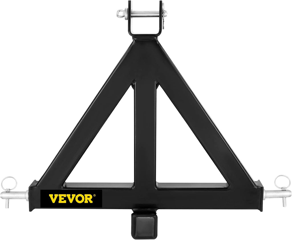 3 Point Trailer Hitch 2In Receiver Black G217