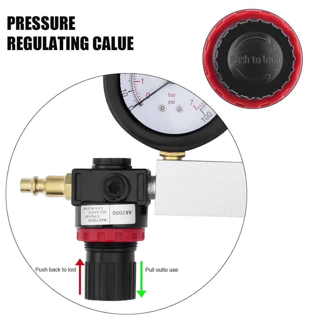 Cylinder Leak Down Tester Dual Gauge Leakdown Tester Kit X348304
