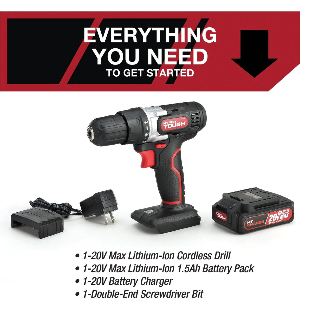 20V Max Lithium-Ion Cordless Drill A68698