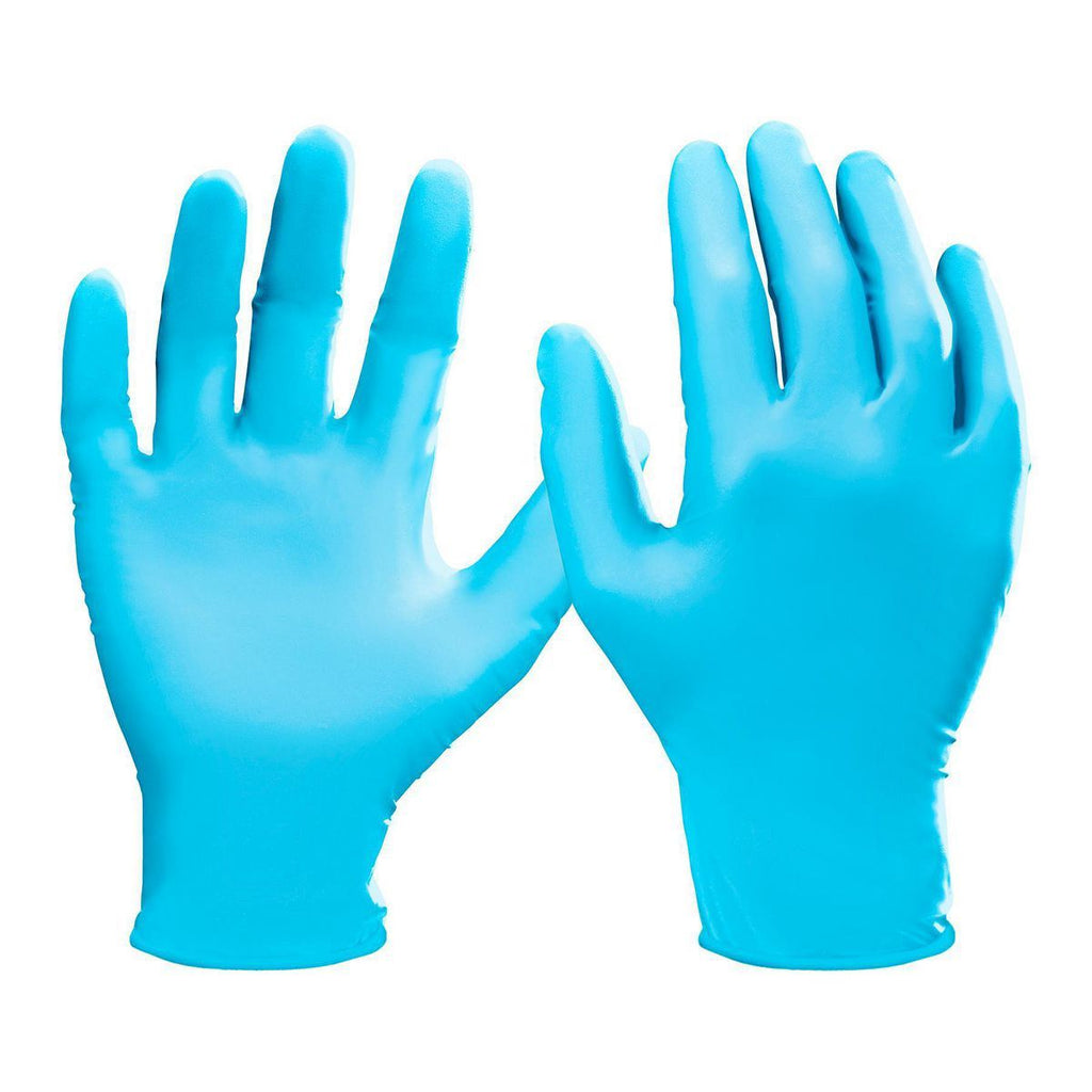 5 mil Nitrile Powder-Free Gloves, 100-Pack, Large, Light Blue V2383