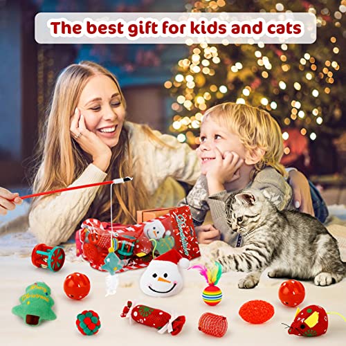 Christmas 12 PCS Catnip Plush Cat Toys O68512