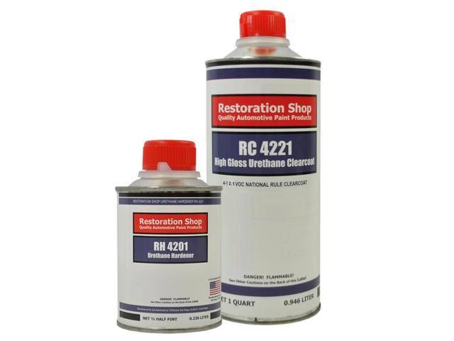 White Quart Kit Low VOC Urethane Basecoat Car Paint Kit W657