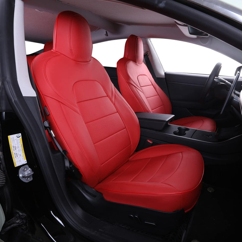 Custom Fit Full Set Car Seat Covers Leatherette Black S694187