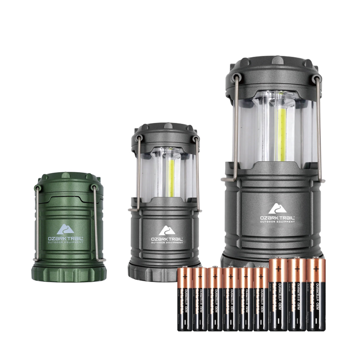 3 Pack AAA & AA Batteries LED Camping Lanterns H766