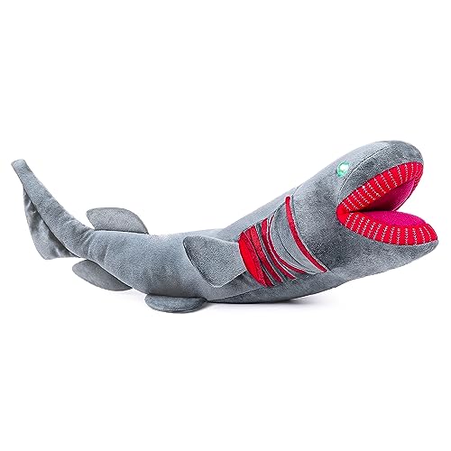 Grey Frilled Shark Plush Toy L817